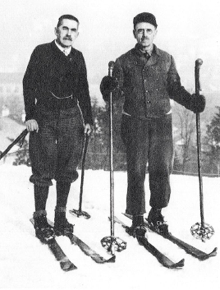 The First Ski Instructors